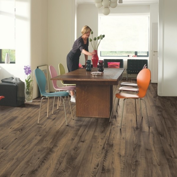 Quick-Step PERSPECTIVE WIDE Каштан темный реставрированный ULW1544