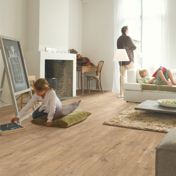Quick-Step Eligna Wide Пилёный Дуб Натур UW1548