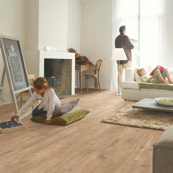Quick-Step Perspective Wide Пилёный Дуб Натур ULW1548