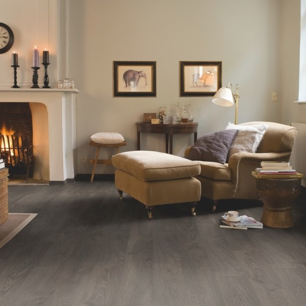 Quick-Step CLASSIC Дуб состаренный серый CLM1382